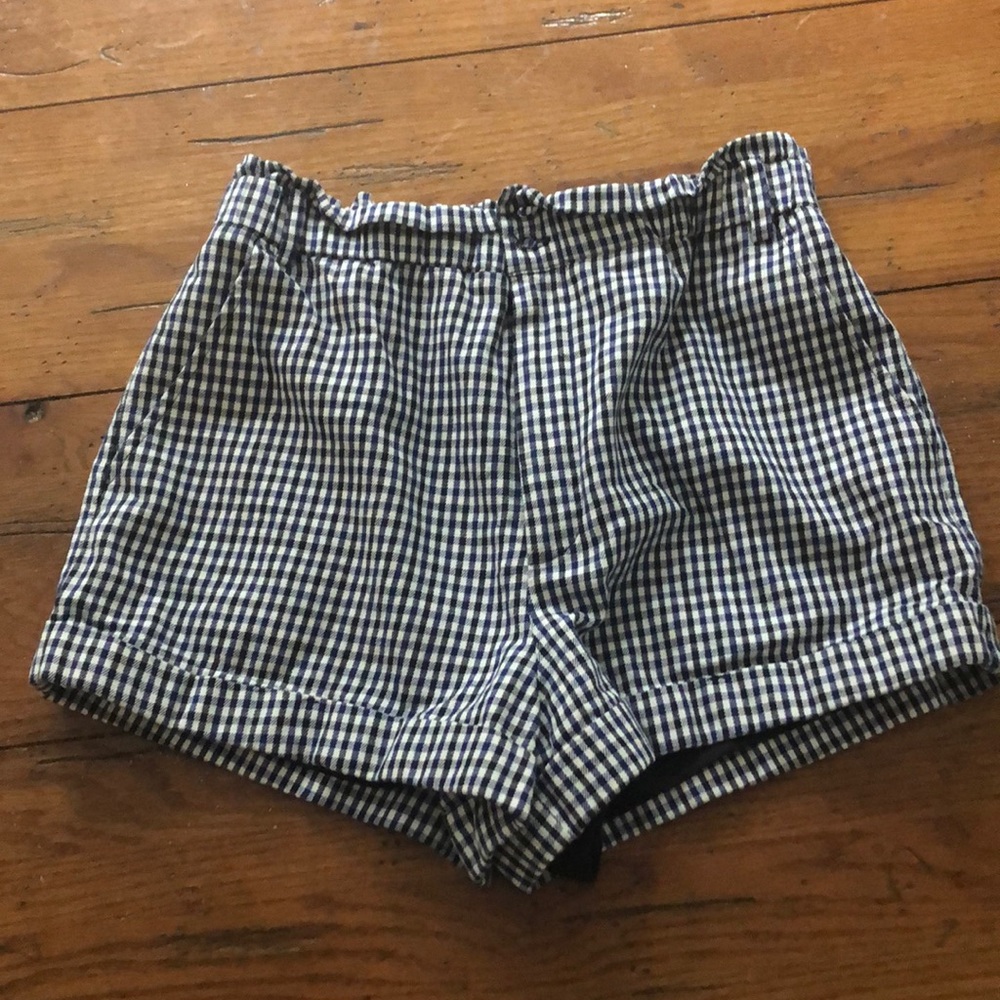 Plaid shorts size small